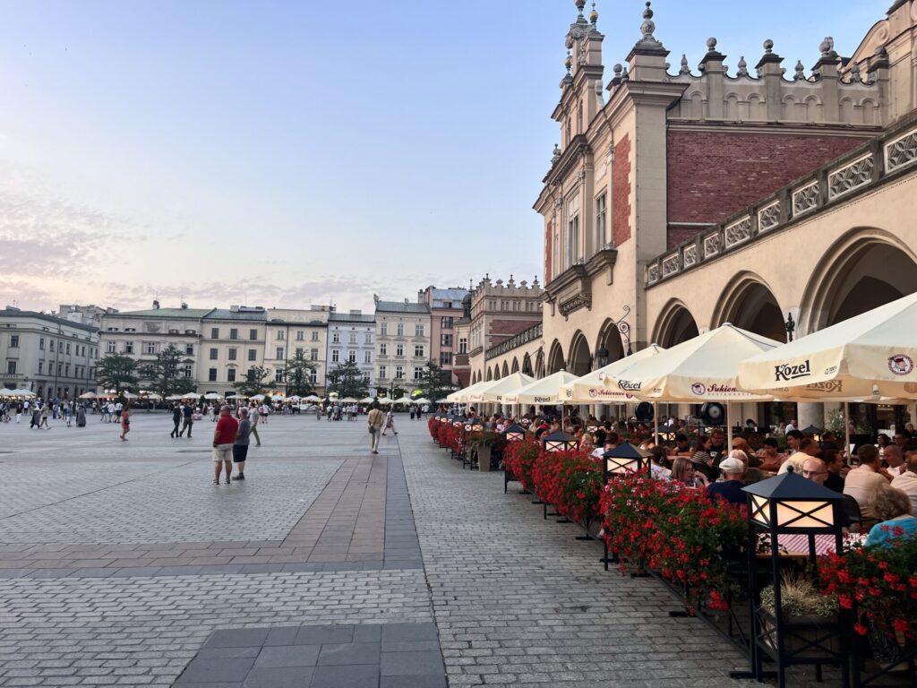 Krakow centrum og byens torv